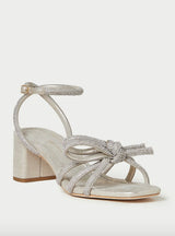 Sandale Mikel Hochzeitsschuh mit Absatz und Schleife