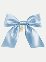 Audrey Haarschleife aus Seide in elfenbein - weddorable