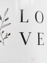 Love Keramik-Spardose in weiß Hochzeitsgeschenk