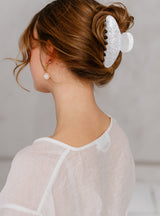 Haarspange Bride in creme für die Braut