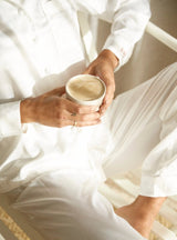 Toni langer Brautpyjama weiß - weddorable