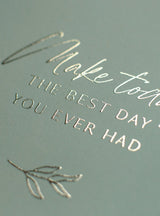 Best Day Postkarte - weddorable